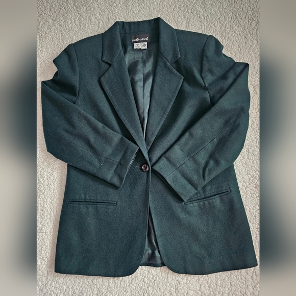 Sag Harbor Jackets & Blazers - Women's Dark Green Blazer